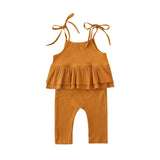 6M-24M   Newborn Toddler Baby Girl Clothes Ruffle Romper Jumpsuit Floral Outfit Summer