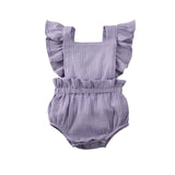 2020 New Fashion  Newborn Infant Baby Girl Lace Ruffles Out Romper Jumpsuit Sunsuit Outfit Clothes