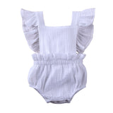 2020 New Fashion  Newborn Infant Baby Girl Lace Ruffles Out Romper Jumpsuit Sunsuit Outfit Clothes