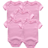2020 Baby Rompers 5-pack infantil Jumpsuit Boy&girls clothes Summer High quality Striped newborn ropa bebe Clothing Costume