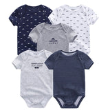 2020 Baby Rompers 5-pack infantil Jumpsuit Boy&girls clothes Summer High quality Striped newborn ropa bebe Clothing Costume