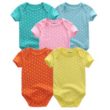 2020 Baby Rompers 5-pack infantil Jumpsuit Boy&girls clothes Summer High quality Striped newborn ropa bebe Clothing Costume