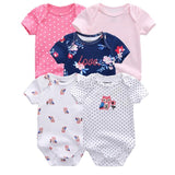 2020 Baby Rompers 5-pack infantil Jumpsuit Boy&girls clothes Summer High quality Striped newborn ropa bebe Clothing Costume