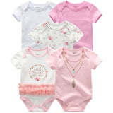 2020 Baby Rompers 5-pack infantil Jumpsuit Boy&girls clothes Summer High quality Striped newborn ropa bebe Clothing Costume