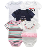 2020 Baby Rompers 5-pack infantil Jumpsuit Boy&girls clothes Summer High quality Striped newborn ropa bebe Clothing Costume