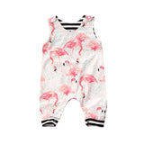 Baby Clothing Newborn Infant Baby Boys Girls Whale Romper Sleeveless Jumpsuit Outfit Clothes