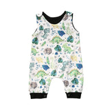 Baby Clothing Newborn Infant Baby Boys Girls Whale Romper Sleeveless Jumpsuit Outfit Clothes