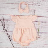 Autumn Baby Girl Clothes Cotton Long Sleeve Baby Romper For New Born Winter Boutiques Linen Playsuit Photo Props Infant Outfit