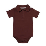 Summer Baby Boy Girl Rompers Turn-down Collar Infant Newborn Cotton Clothes Jumpsuit For 0-2Y Toddlers Bebe Outfits