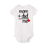 8 COLORS Newborn Toddler Baby Boy Girl Dad +Mom Outfit Costume Romper short sleeve Clothes Baby girl roupa de bebe 0-24M