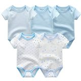 2020 Baby Rompers 5-pack infantil Jumpsuit Boy&girls clothes Summer High quality Striped newborn ropa bebe Clothing Costume
