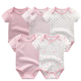 2020 Baby Rompers 5-pack infantil Jumpsuit Boy&girls clothes Summer High quality Striped newborn ropa bebe Clothing Costume